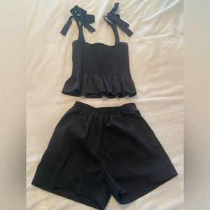 Black two piece set